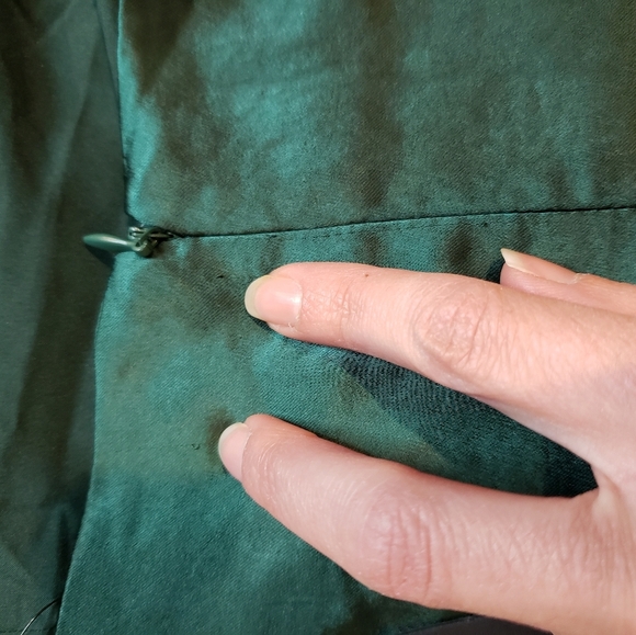 Lulus Green Ruffle Mini Dress Small NWT - Picture 8 of 9